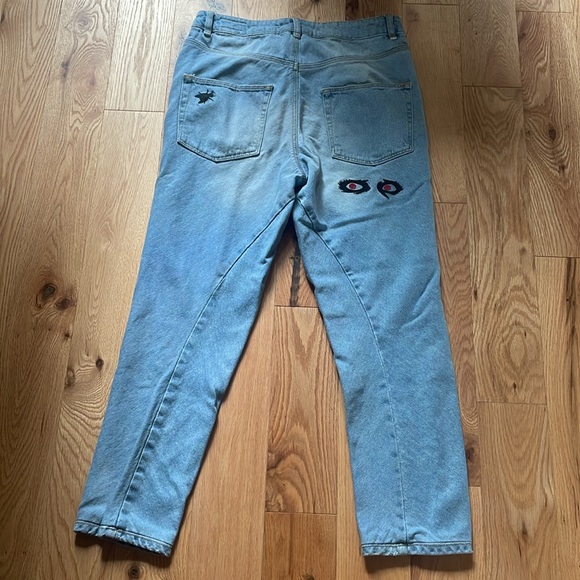 ASOS || Men’s Embroidered Jeans Size 32 - Picture 5 of 10